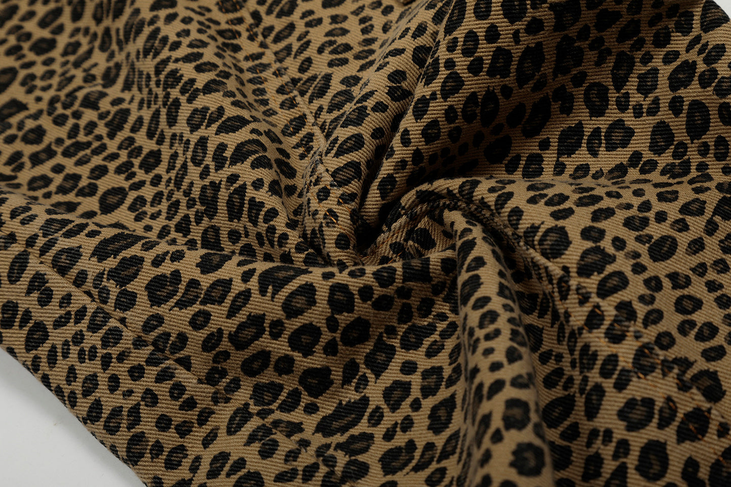 Y2K Vintage Leopard Baggy Pants