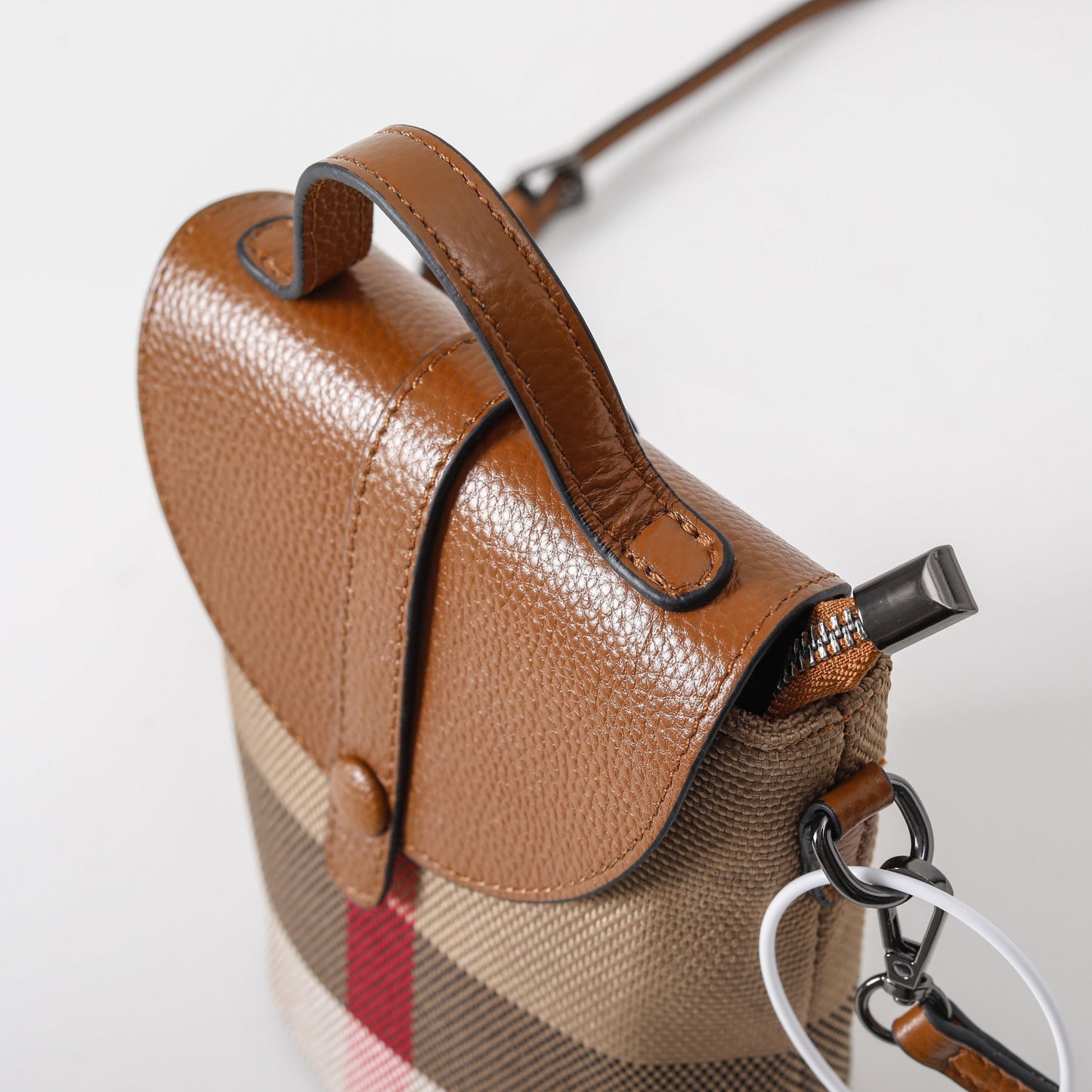 【Flap Phone Bag】Checkered Crossbody Cellphone Bag L 5.51" , W 3.55" , H 7.09"-buy 1 get 1 pony and 1 coins purse
