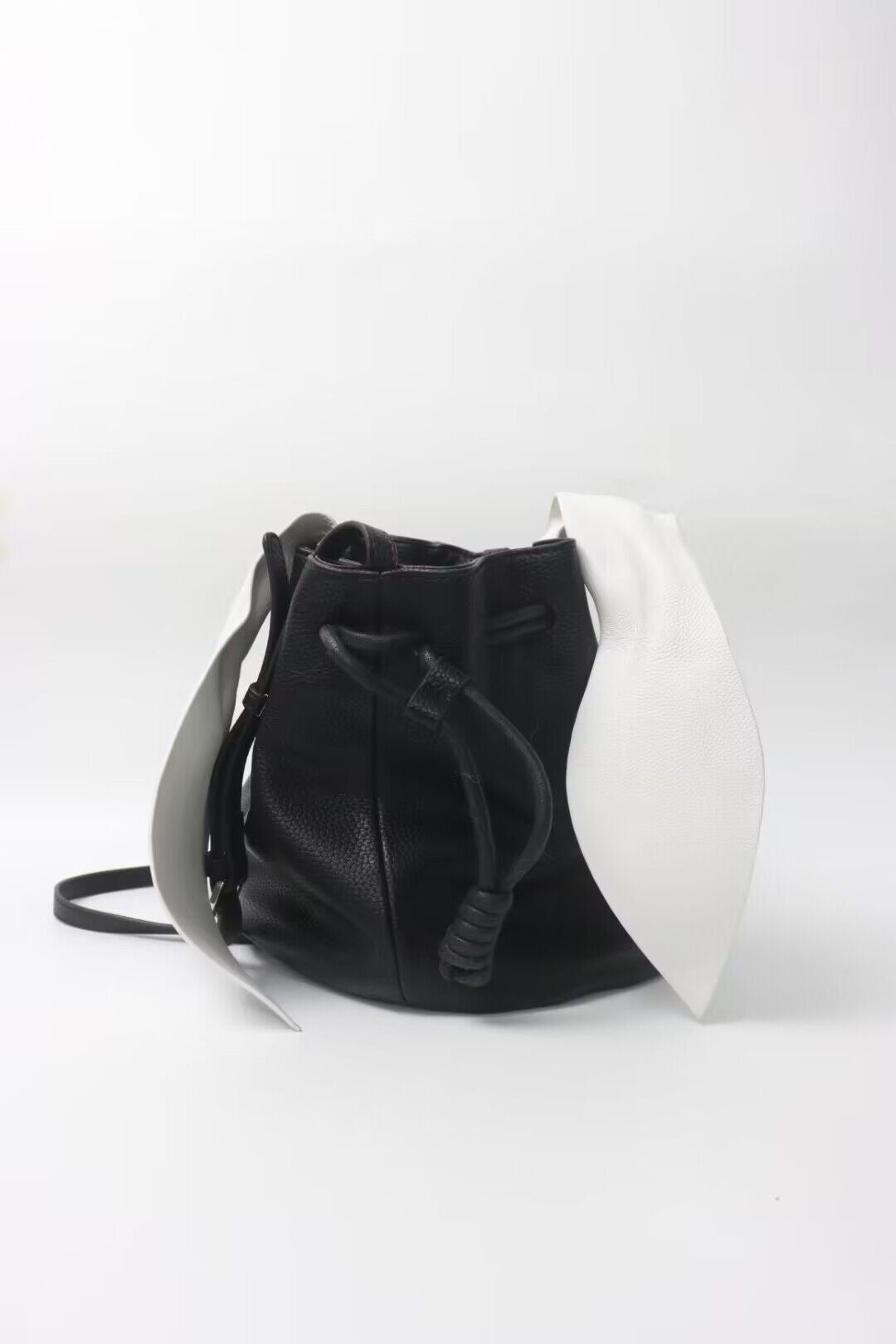 【NEW】【Drawstring rabbit bag】Cowhide Leather  Bag --Buy 1 Get 1 Pony and 1 Coin Purse