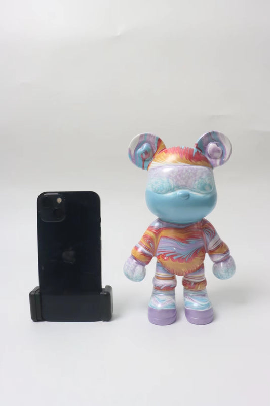 【BoBo‘s Fluid Bear-M】Painting Teddy Bear Violent Bear Gloomy Bear--8.7inch