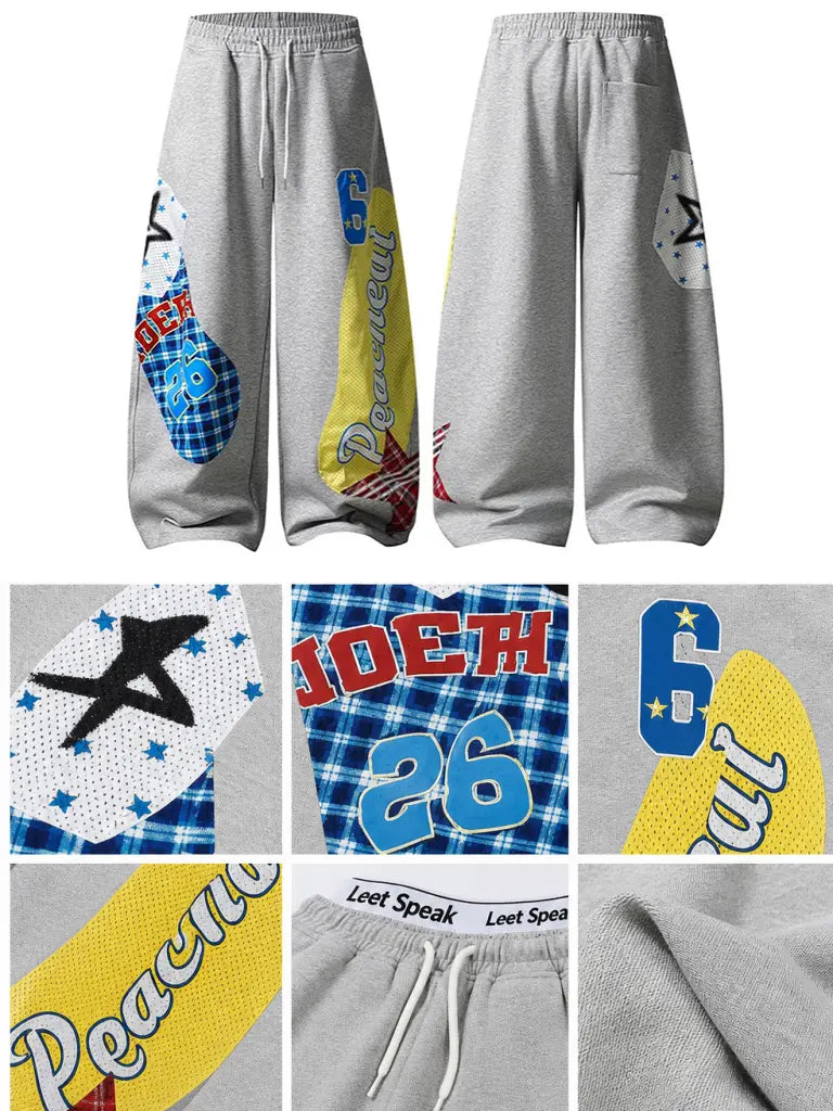 Waist Y2k Grunge Barrel Sweatpants