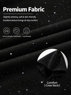 Sequined Pullover Hoodie - Fashionable Casual Long-Sleeved Menswear Top with Pockets, Loose-Fitting Y2K Galaxy Sweatshirt for Autumn & Winter