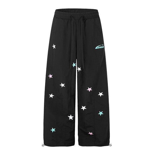Y2K Star Graphic Baggy Pants