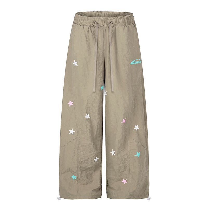 Y2K Star Graphic Baggy Pants