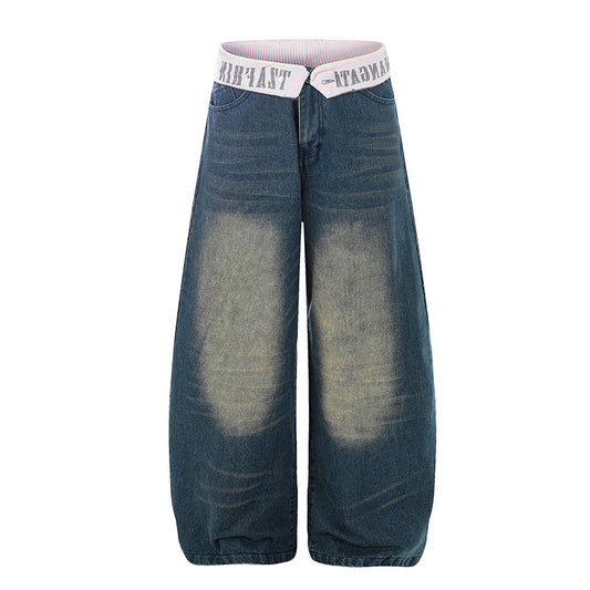 Vintage Streetwear Denim Trousers