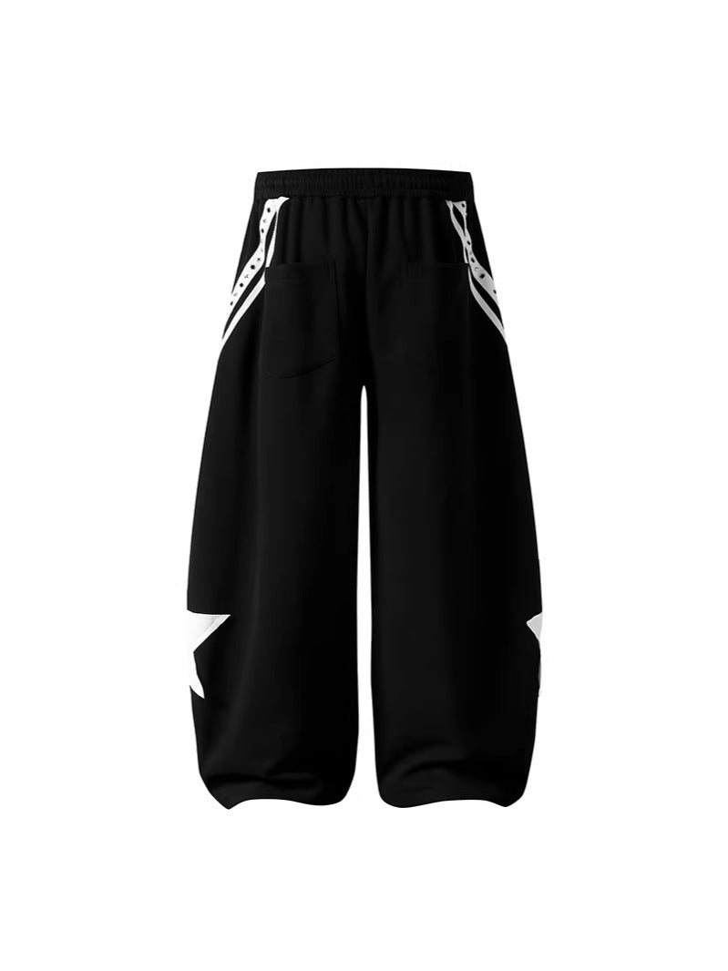 Y2K Star Baggy Pants