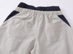Y2K Layered Waist Colorblock Baggy Pants