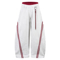 Colorblock Double Waistband Baggy Pants
