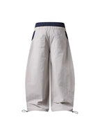 Y2K Layered Waist Colorblock Baggy Pants