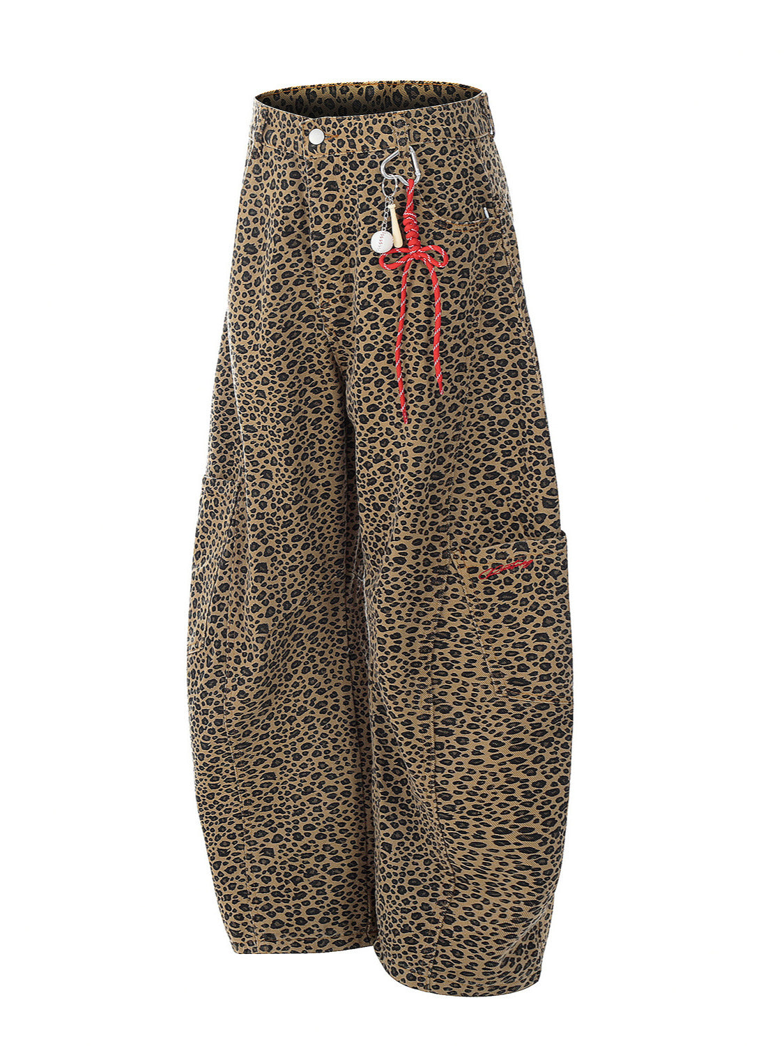 Y2K Vintage Leopard Baggy Pants