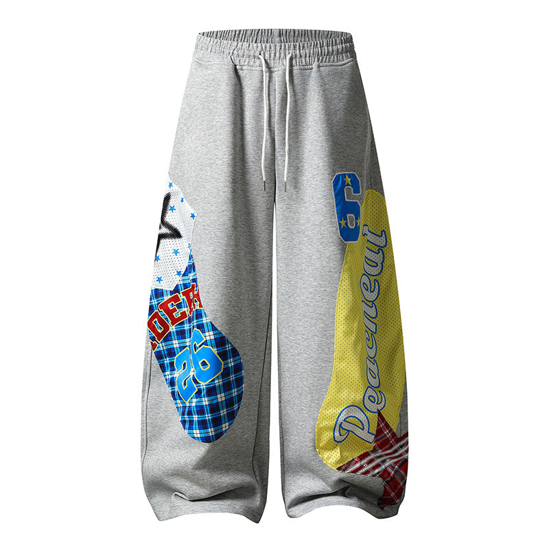 Waist Y2k Grunge Barrel Sweatpants