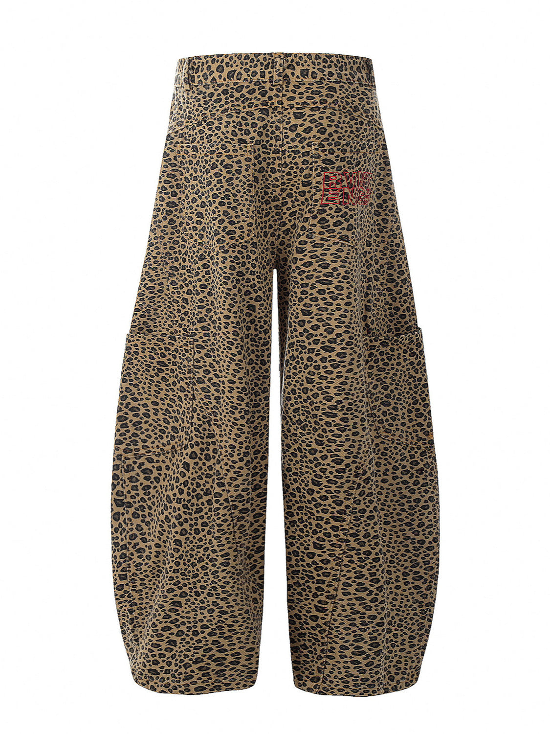 Y2K Vintage Leopard Baggy Pants