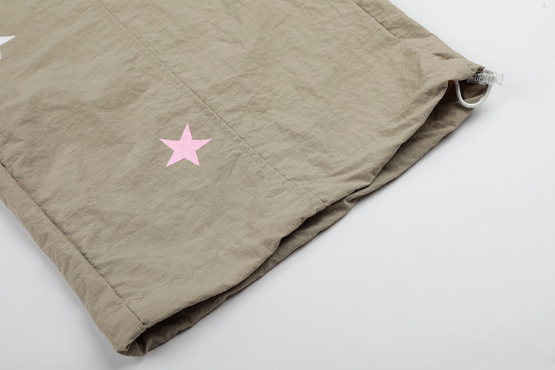 Y2K Star Graphic Baggy Pants