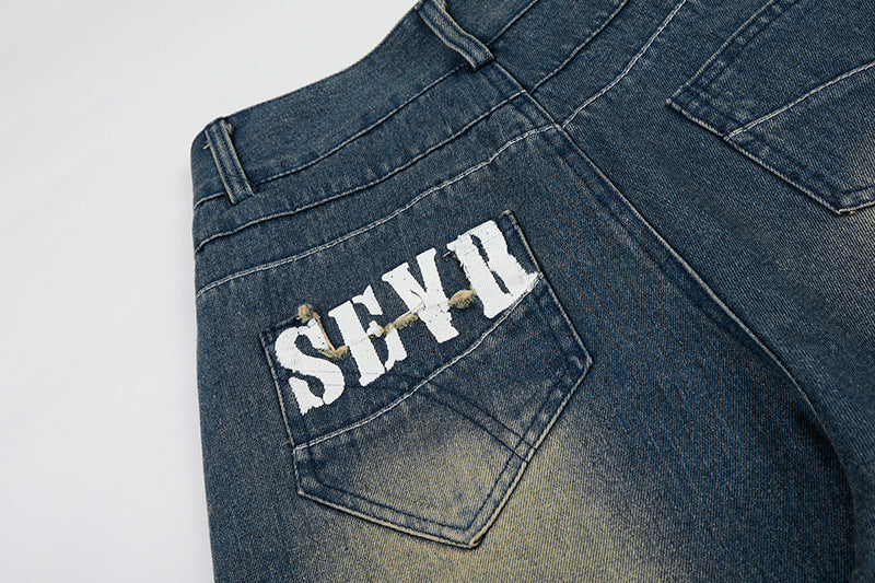 Vintage Streetwear Denim Trousers