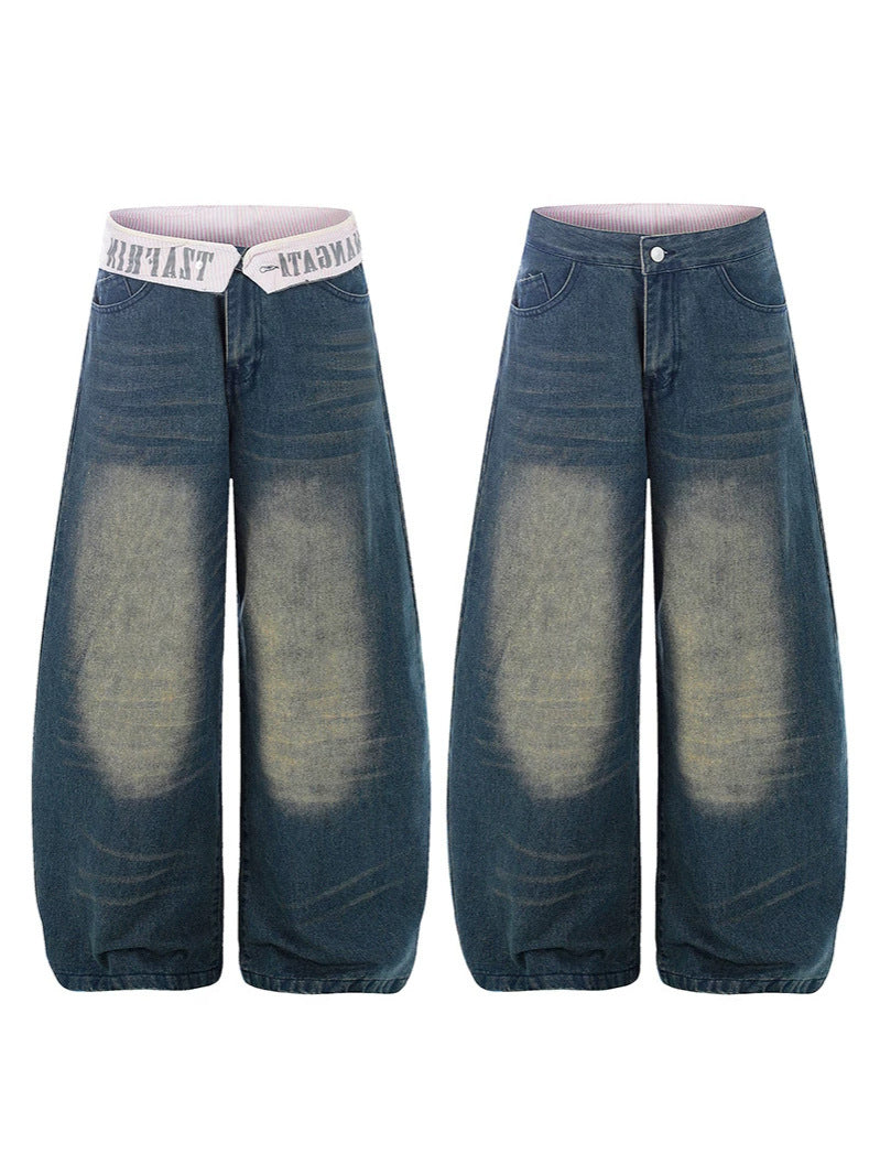 Vintage Streetwear Denim Trousers