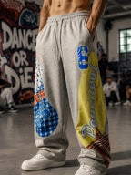Waist Y2k Grunge Barrel Sweatpants
