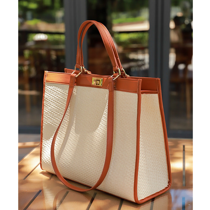 【NEW】【Summer Dream】Cowhide Leather  Bag--have four pieces of inconspicuous marks