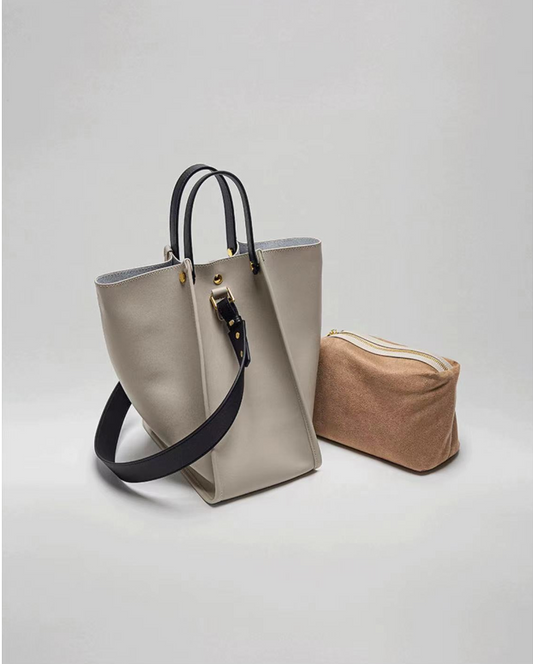 【Ice Cream】Handle Tote with Shoulder Strap，buy 1 get 1 pony and 1 headband