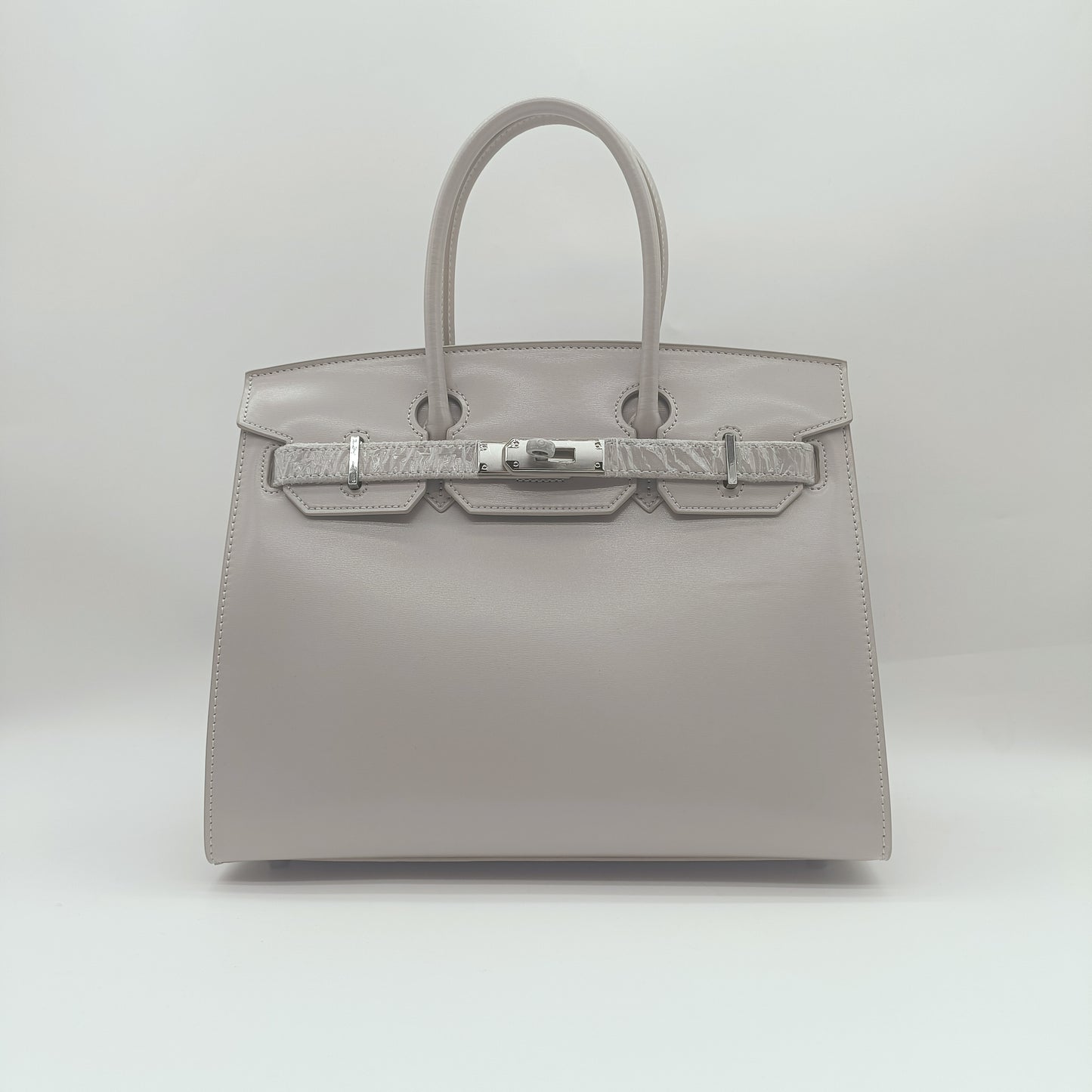 【BK-30】Real Full Cowhide Leather Handbag-，buy 1 get 1 pony and 1 headband