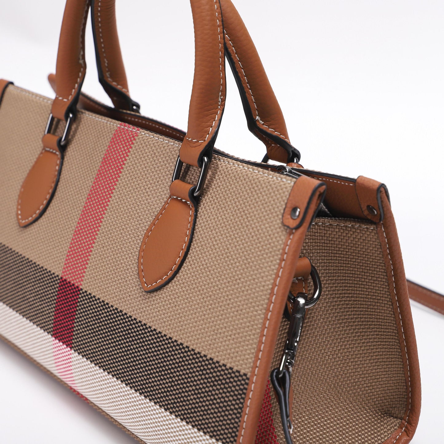 【Sandwich Handbag】Large Capacity Handbag L 12" , W 6.5" , H 5.12"-，buy 1 get 1 pony and 1 headband