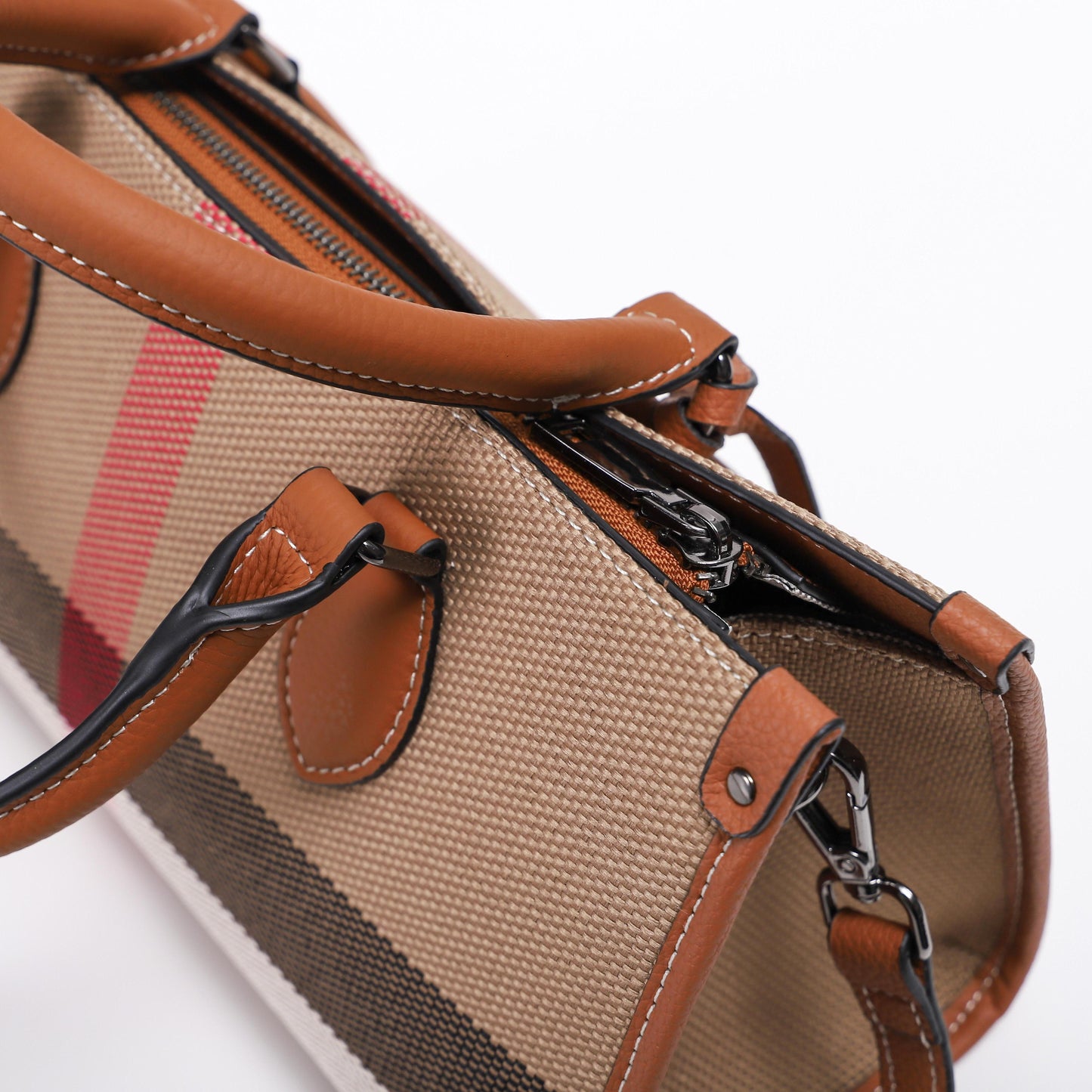 【Sandwich Handbag】Large Capacity Handbag L 12" , W 6.5" , H 5.12"-，buy 1 get 1 pony and 1 headband