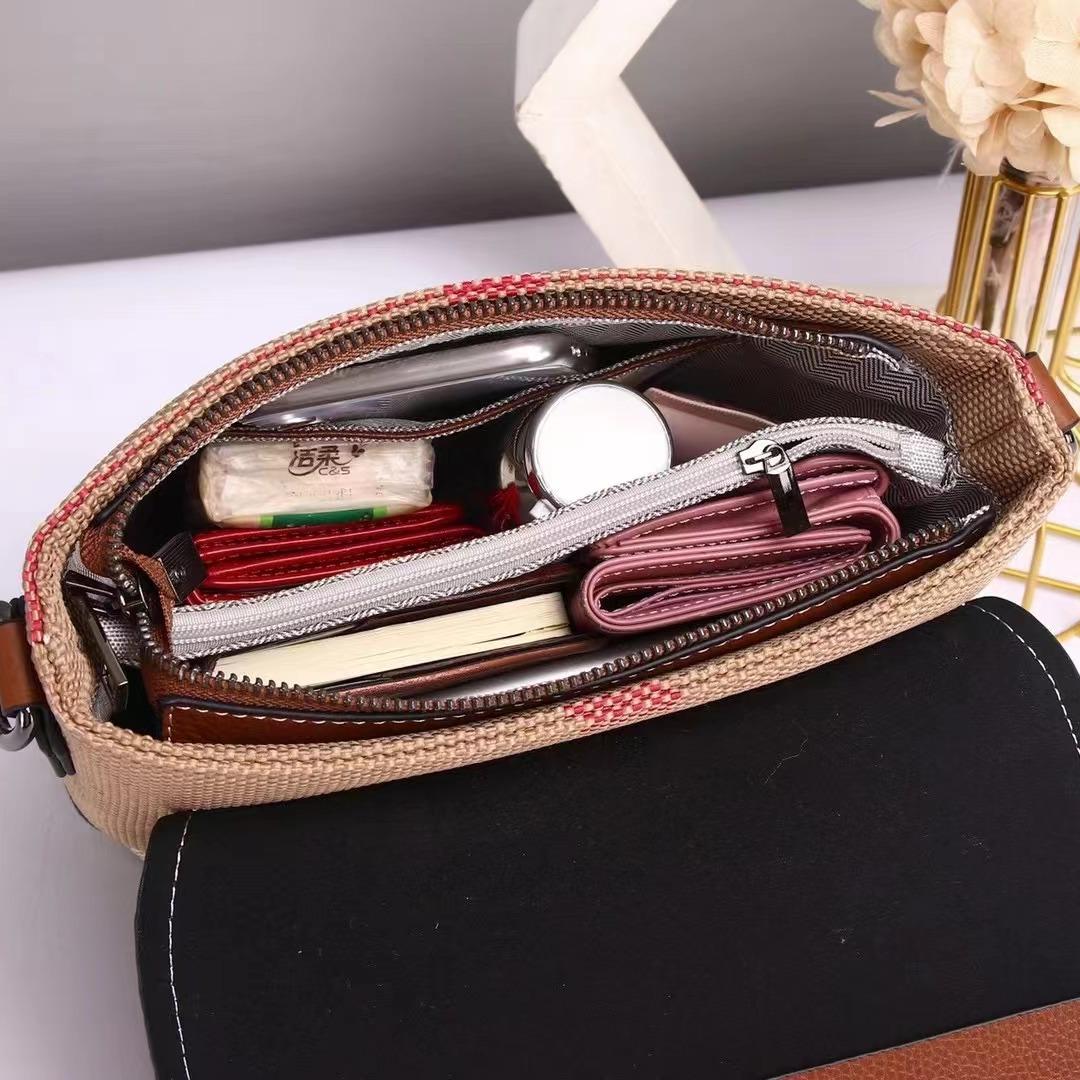 【Flap Bucket】Casual Multi-compartment Crossbody Bag-，buy 1 get 1 pony and 1 headband